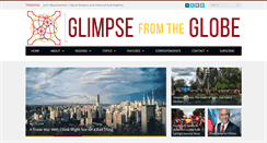 Desktop Screenshot of glimpsefromtheglobe.com