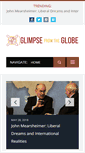 Mobile Screenshot of glimpsefromtheglobe.com