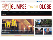 Tablet Screenshot of glimpsefromtheglobe.com
